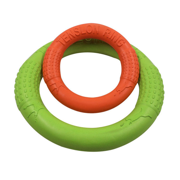 Dog Tug Ring Toy for Interactive Outdoor Fetch Play