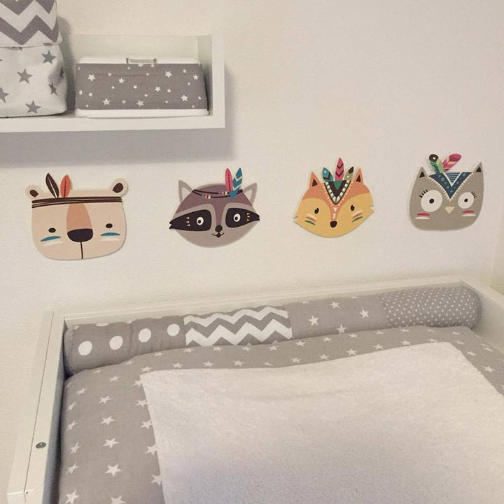 Wooden Animal Wall Decor for Cheerful Nursery Rooms