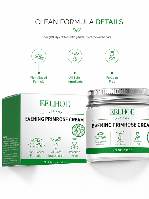Evening Primrose Body Cream — Menstrual Pain Relief & Skin