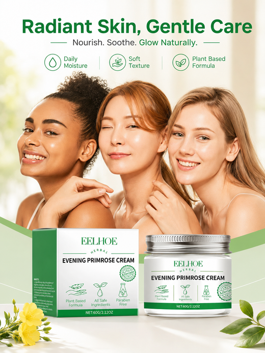 Evening Primrose Body Cream — Menstrual Pain Relief & Skin