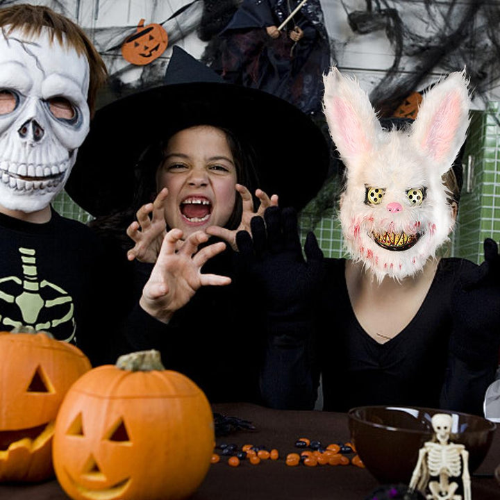 Bloody Rabbit Mask for Disturbing Halloween Cosplay