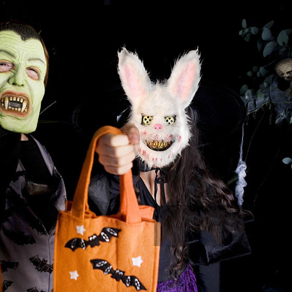 Bloody Rabbit Mask for Disturbing Halloween Cosplay