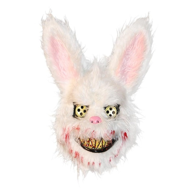 Bloody Rabbit Mask for Disturbing Halloween Cosplay
