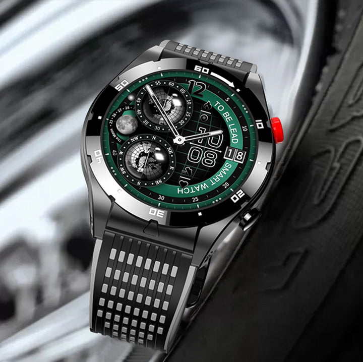 Men's Smart Watch with AMOLED Display & SOS Alert