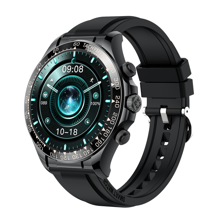 Multi-Sport Smart Watch 1.55 HD Display, Dual Buttons