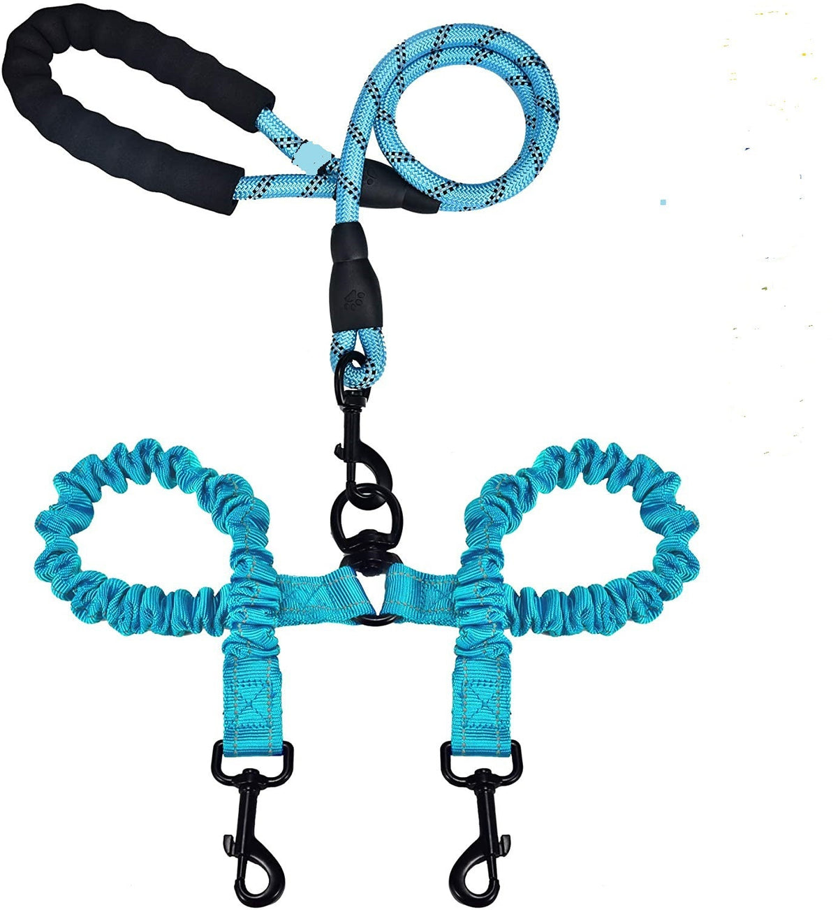 Double Dog Leash No Tangle for Two Large Dogs