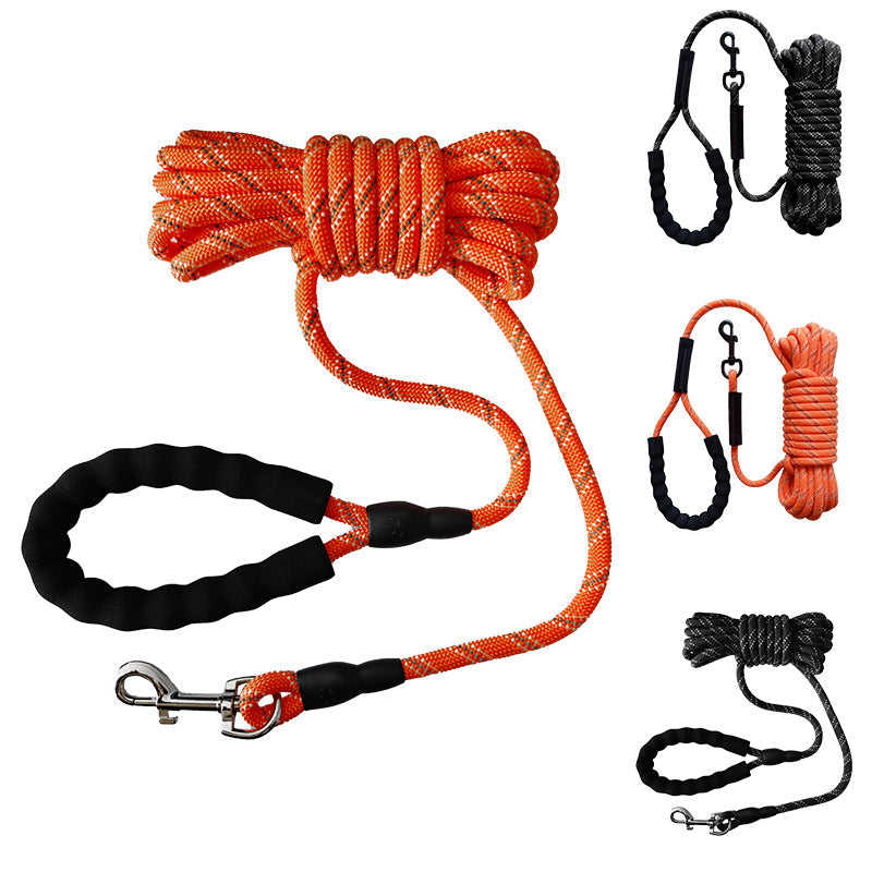 Dog Training Leash with Reflective Recall Rope