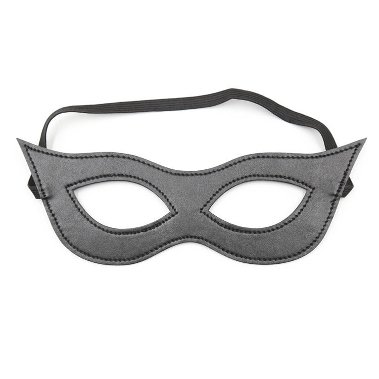 Black Masquerade Eye Mask for Dramatic Costume Style