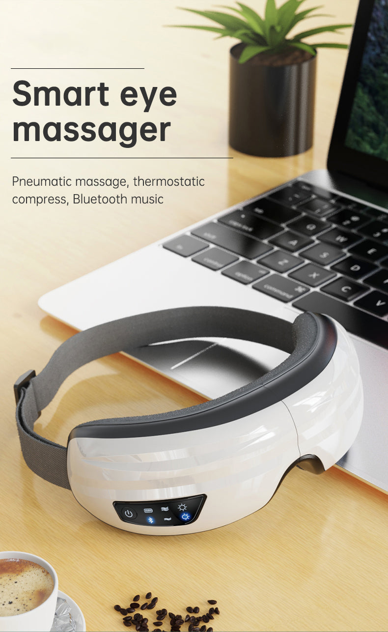 Eye Massager with Heat & Air Pressure for Tired Eyes
