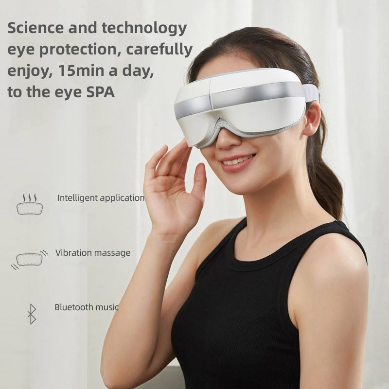Heated Eye Massager Mask for Tired Eyes and Screen Strain