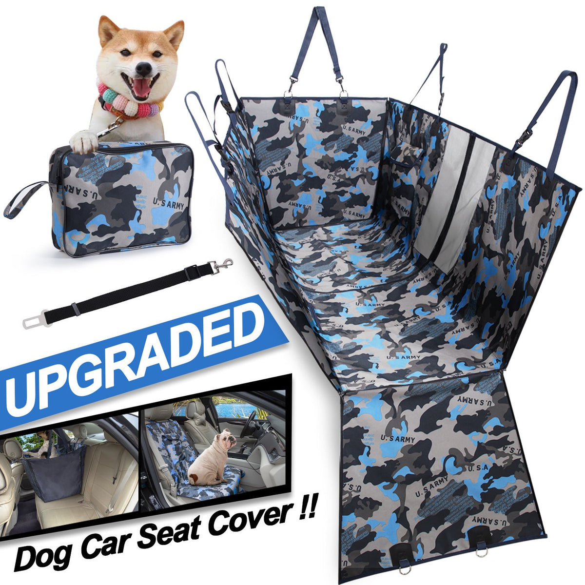 Rear Seat Dog Car Cover for Cleaner, Safer Car Trips