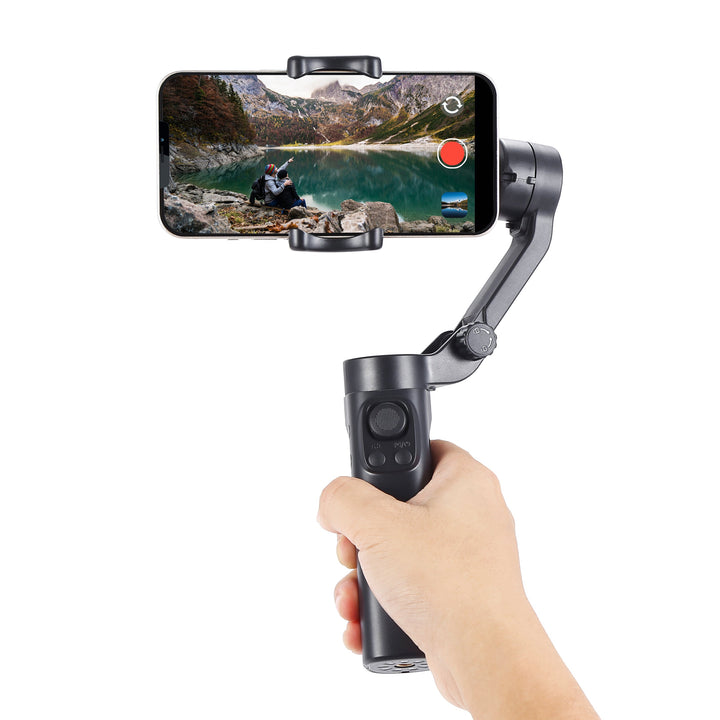 Foldable 3-Axis Phone Gimbal Stabilizer for Smooth Video