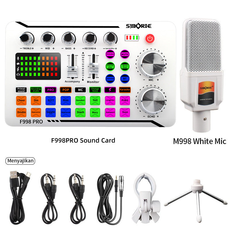Live Streaming Sound Card with Noise Reduction