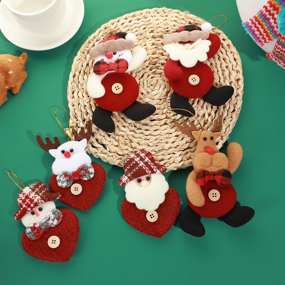 Fabric Christmas Ornament for Cheerful Holiday Decor