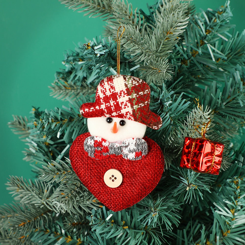 Fabric Christmas Ornament for Cheerful Holiday Decor
