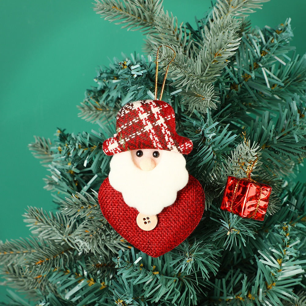 Fabric Christmas Ornament for Cheerful Holiday Decor