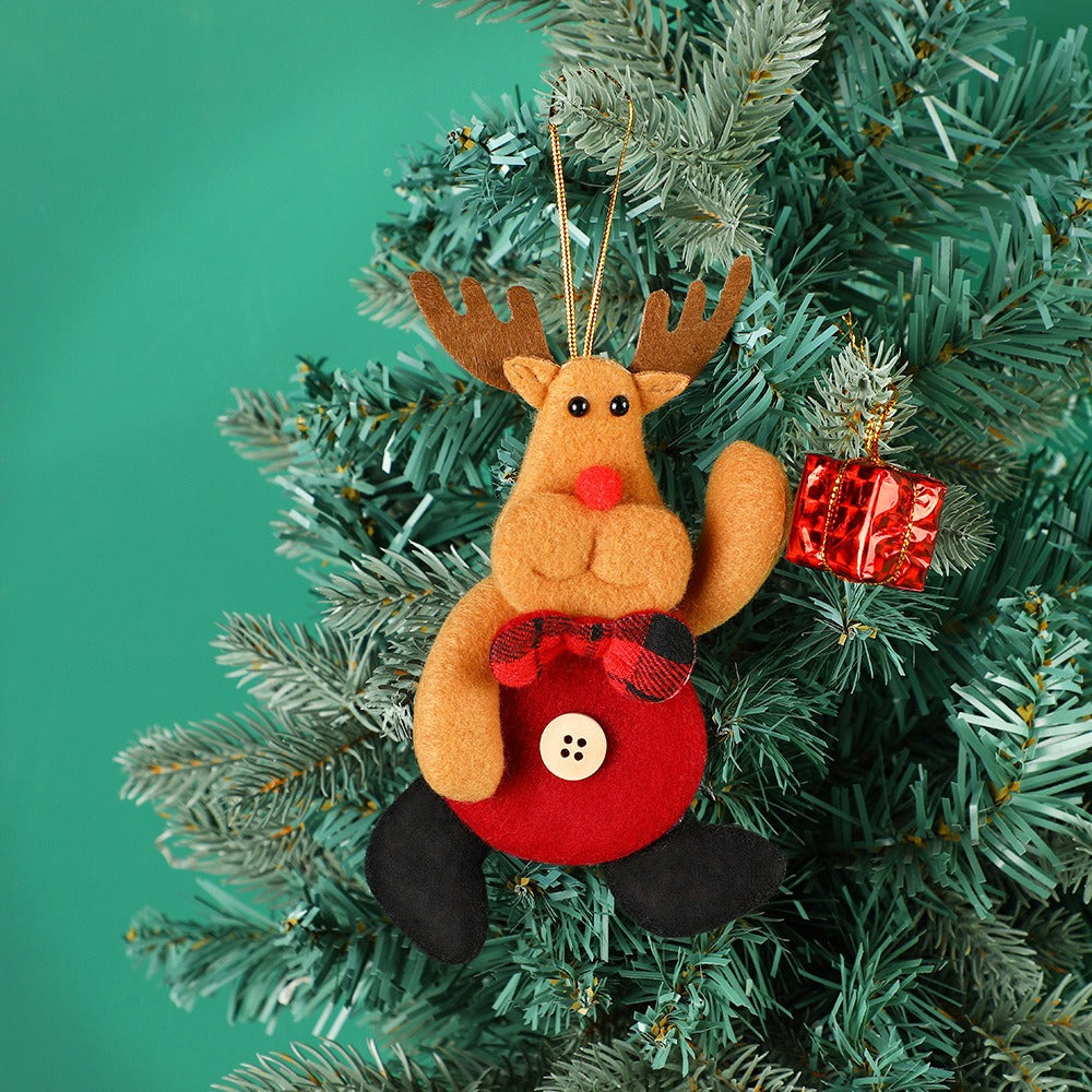 Fabric Christmas Ornament for Cheerful Holiday Decor