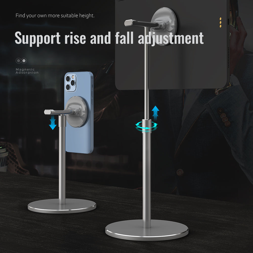 Adjustable Magnetic Tablet Stand for Eye-Level Desk Work