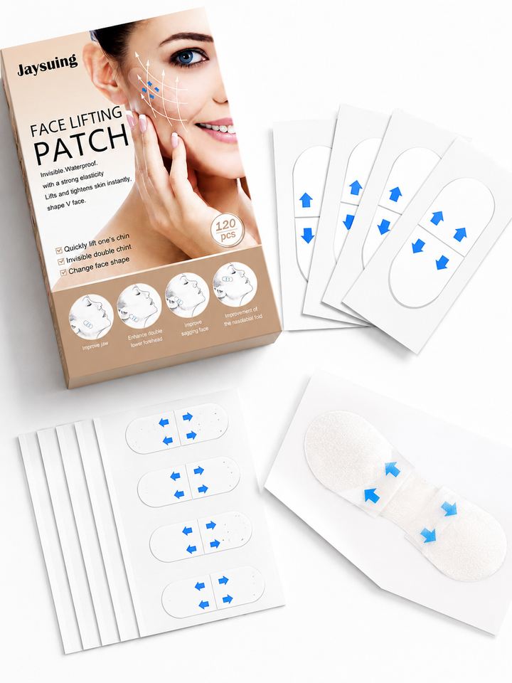 Face Lifting Patches — Invisible V-Shape Contour Without Surgery