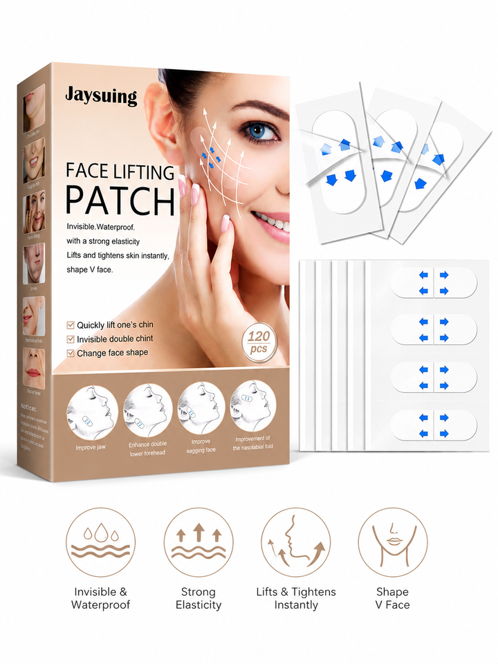 Face Lifting Patches — Invisible V-Shape Contour Without Surgery