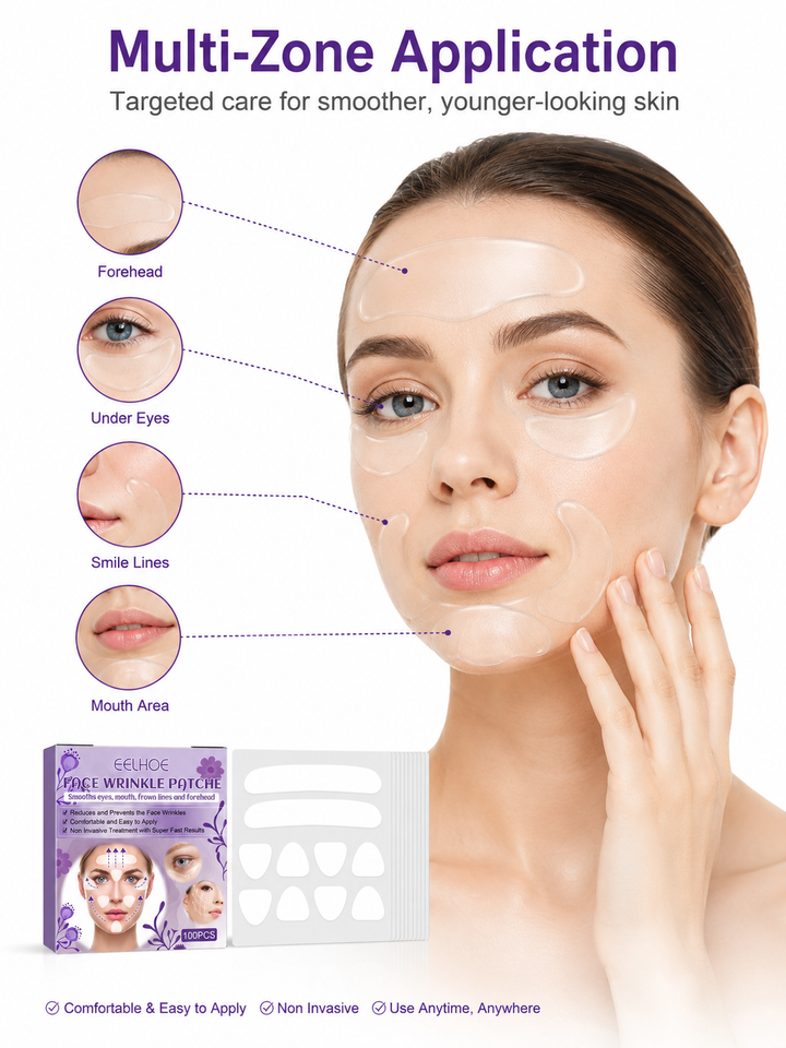 Face Wrinkle Patches — Visible Smoothing & Lifting in 20