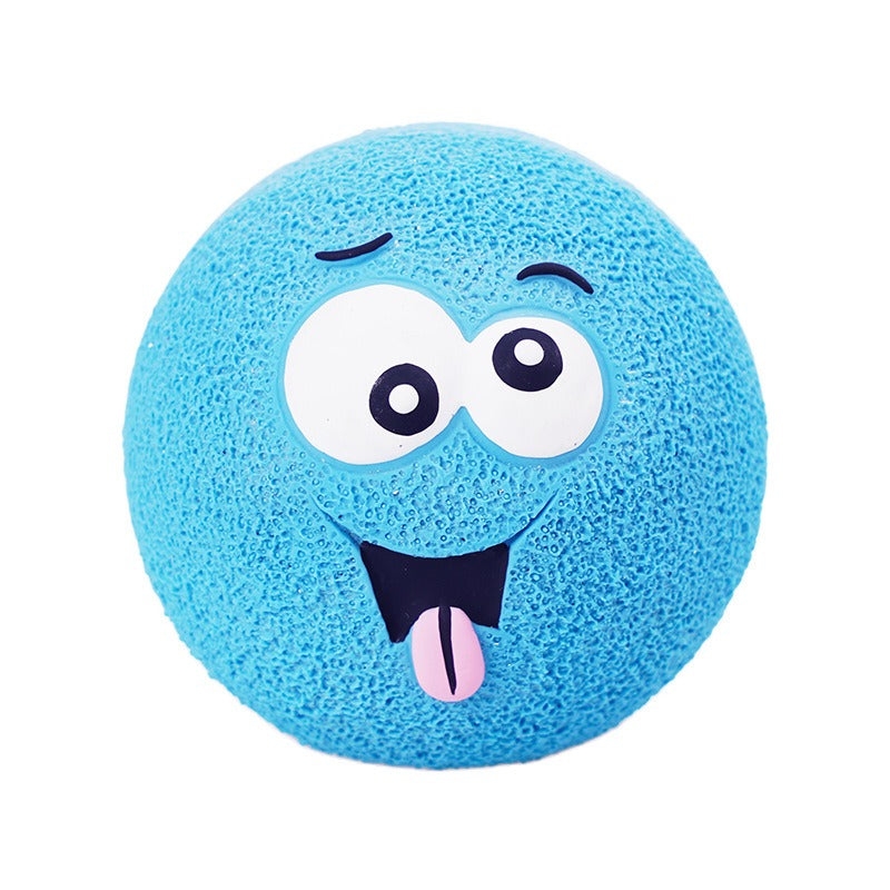Squeaky Dog Chew Ball for Dental Play & Fresh Breath