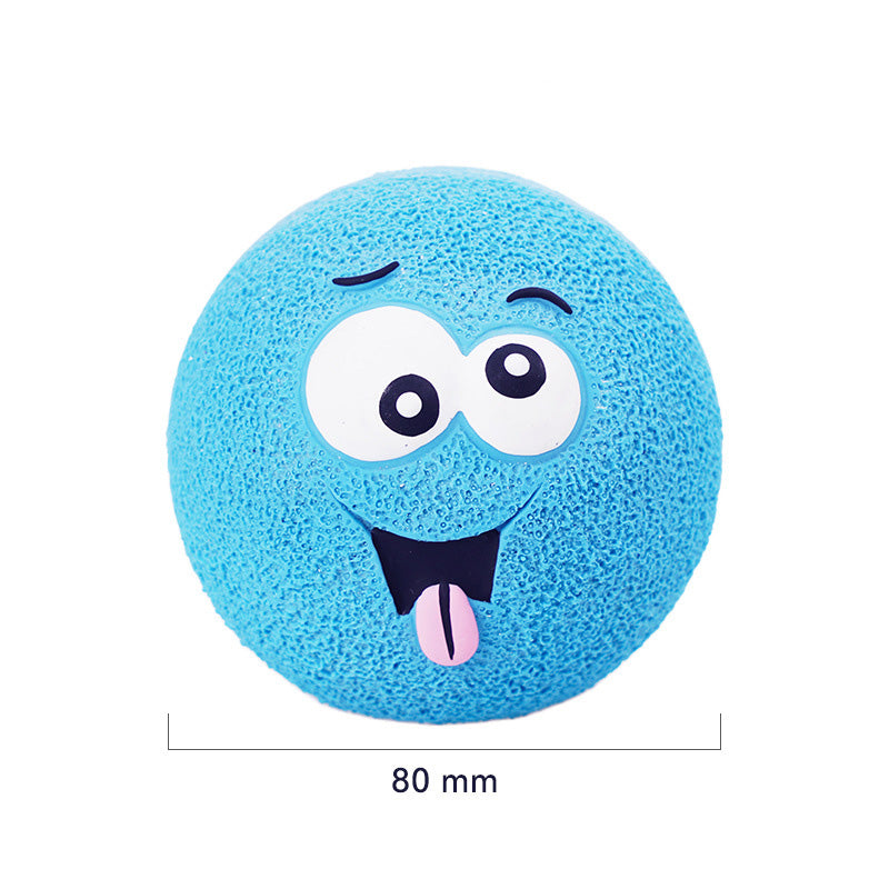 Squeaky Dog Chew Ball for Dental Play & Fresh Breath