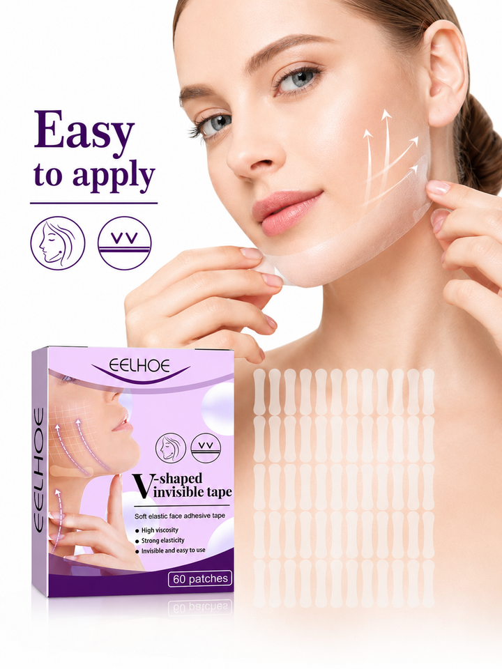 Facial Lifting Patches — Instant V-Shape Lift, 60 Count