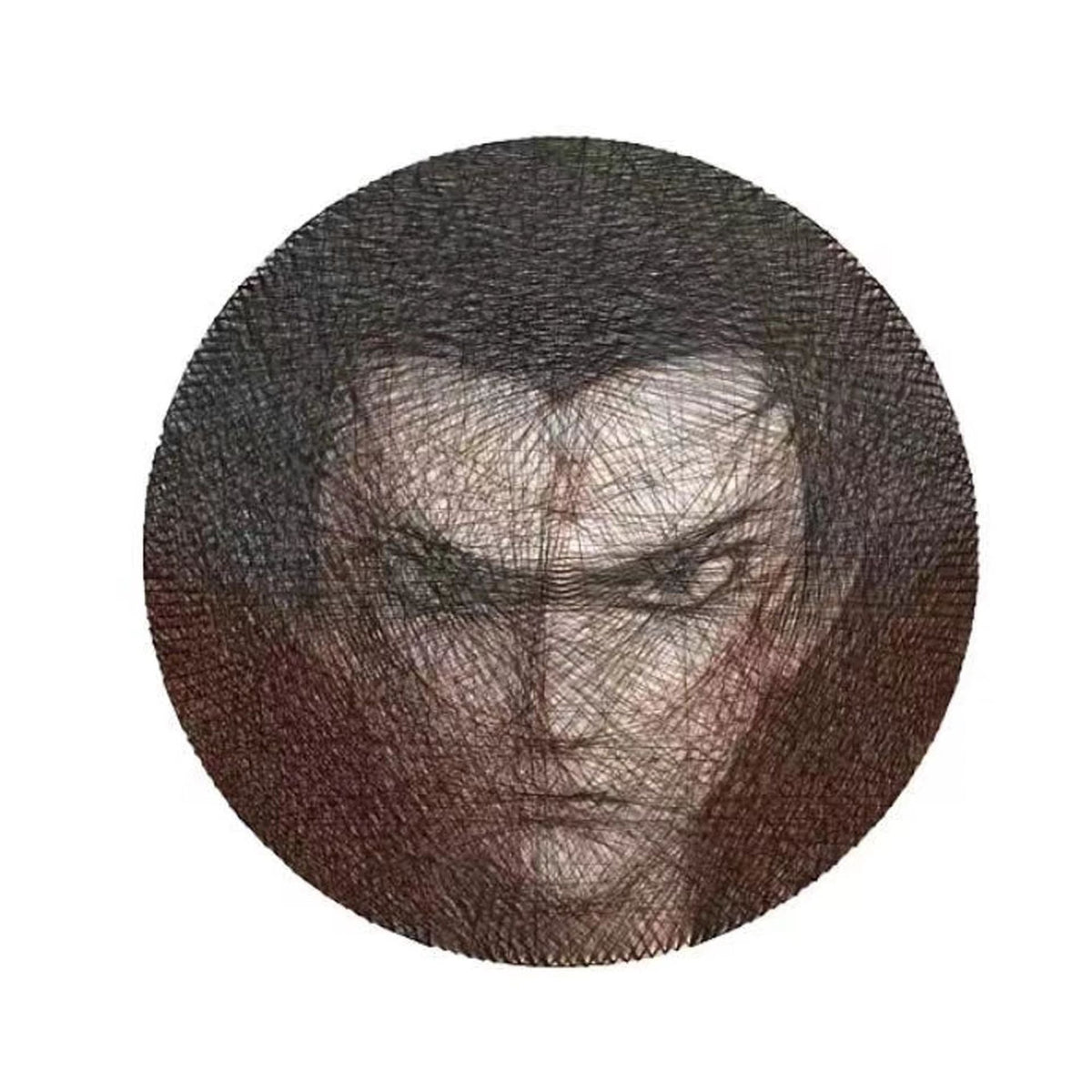 DIY String Art Kit for Personalized Portrait Artwork