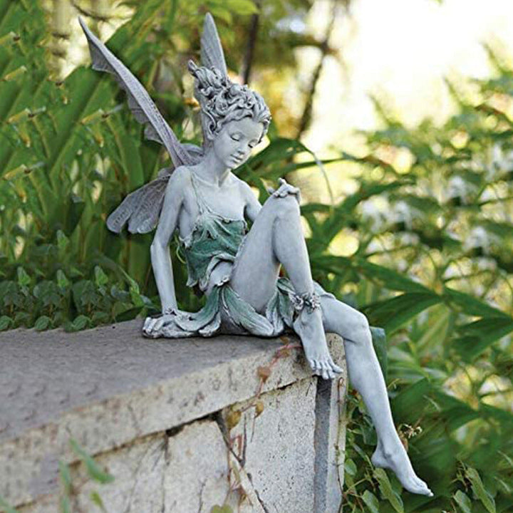 Fairy Garden Statue for Whimsical Outdoor Garden Decor