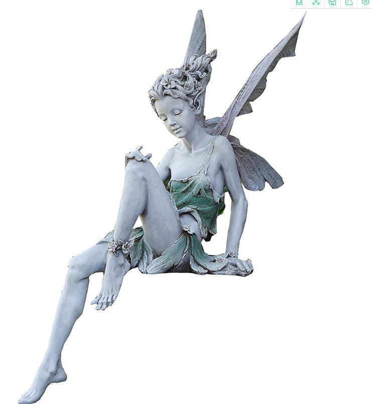 Fairy Garden Statue for Whimsical Outdoor Garden Decor