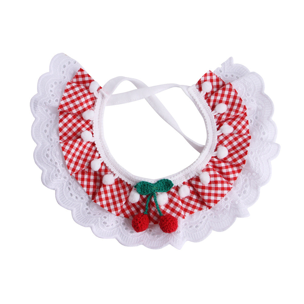 Pet Lace Collar Set for Fairy-Style Photo Moments