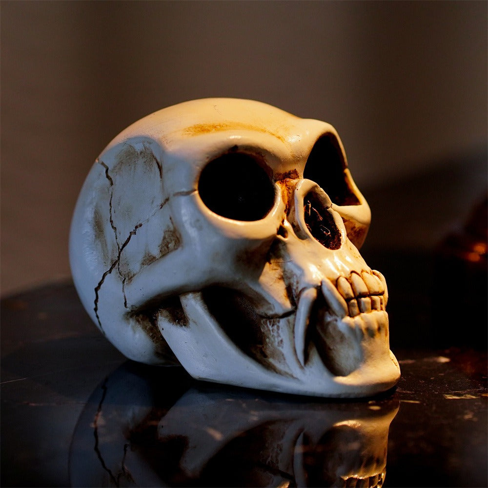 Fanged Skull Decor for Dramatic Gothic Home Interiors