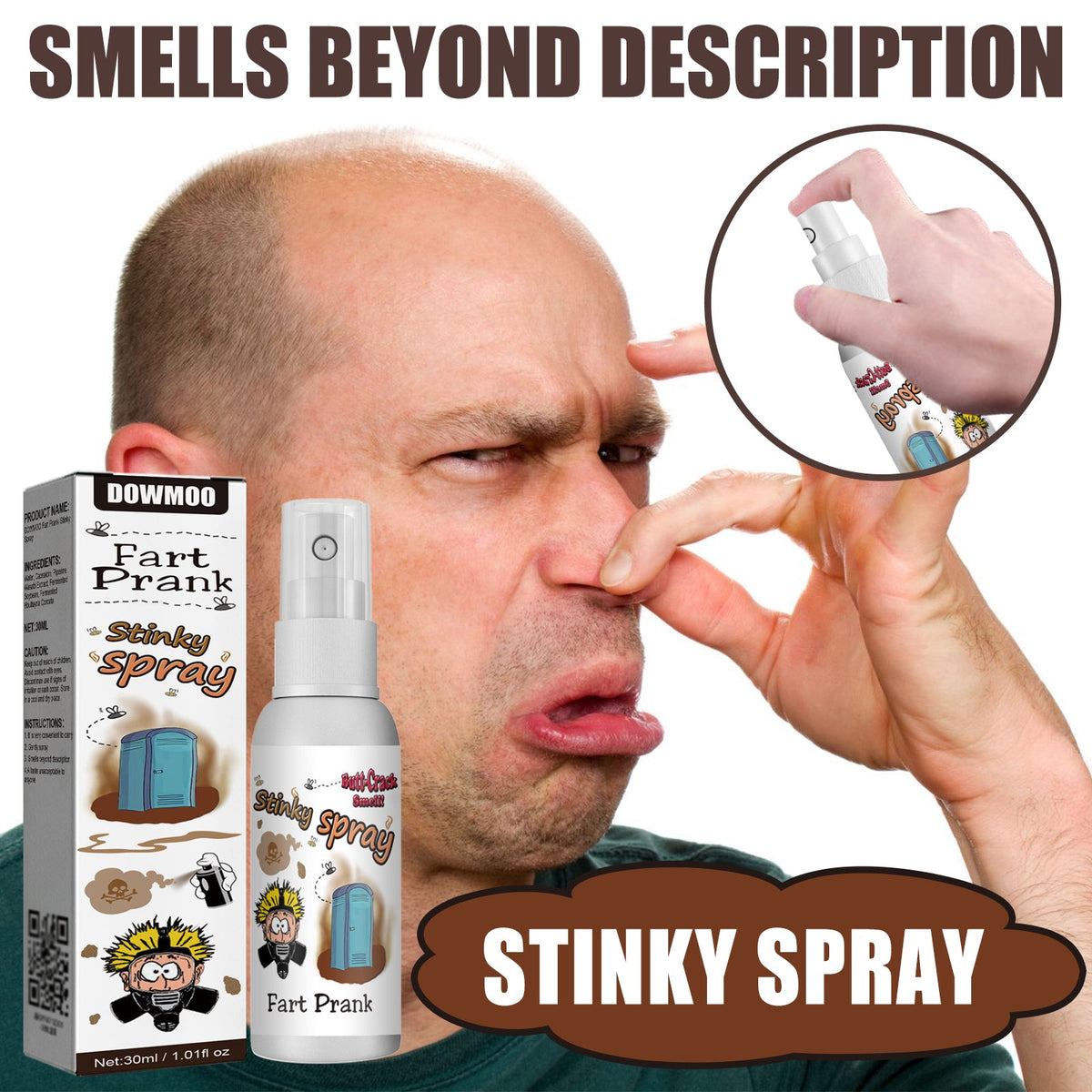 Fart Spray Prank: Long-Lasting Odor Surprise Gift
