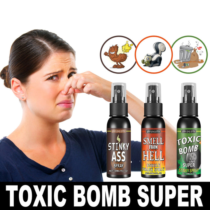 Fart Spray 3-Pack for Memorable Practical Joke Fun