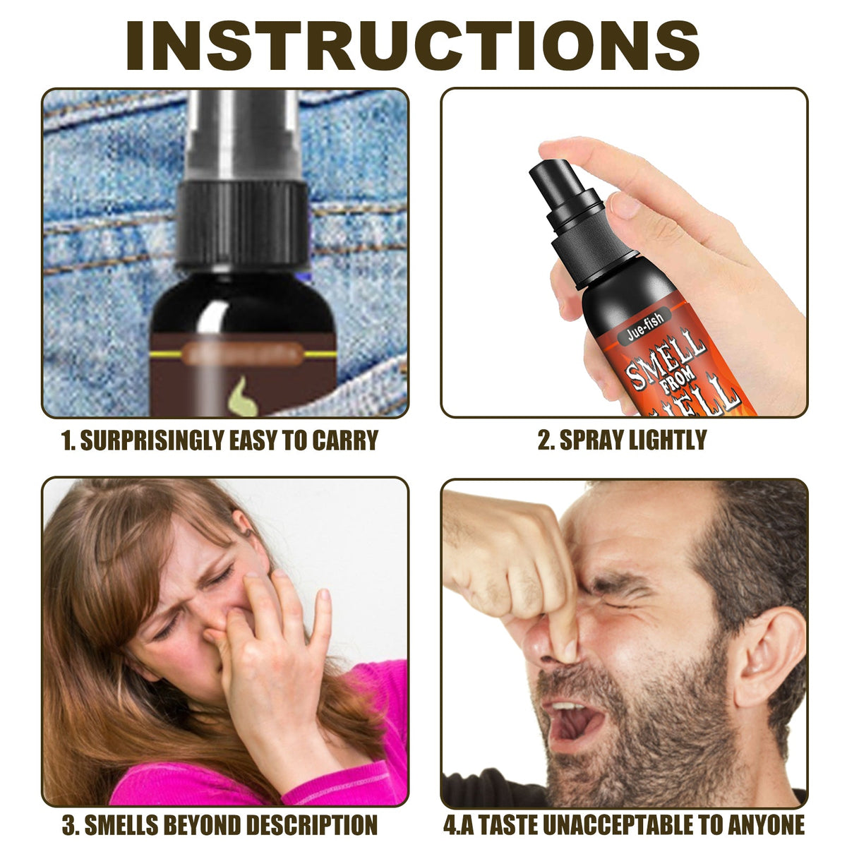 Fart Spray 3-Pack for Memorable Practical Joke Fun