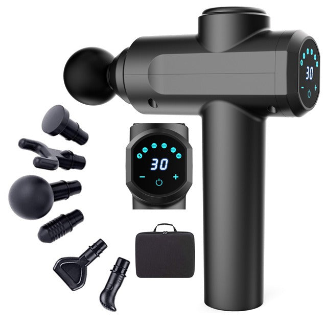 Percussion Massage Gun with 6 Heads for Muscle Relief