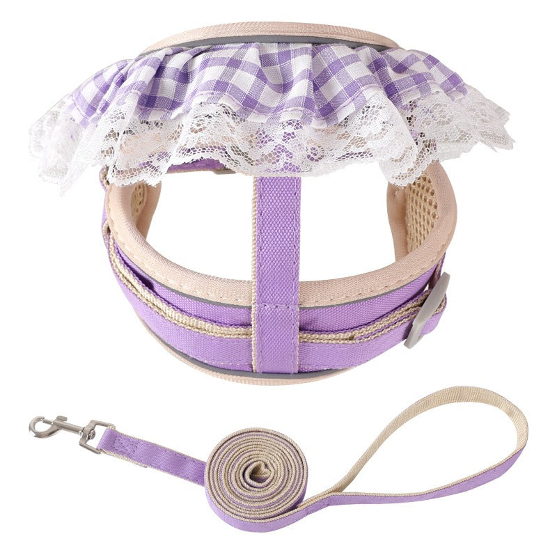 Small Pet Harness With Secure, No-Abrasion Walking