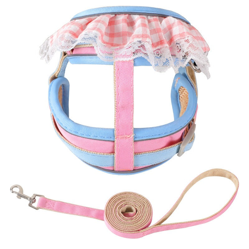 Small Pet Harness With Secure, No-Abrasion Walking