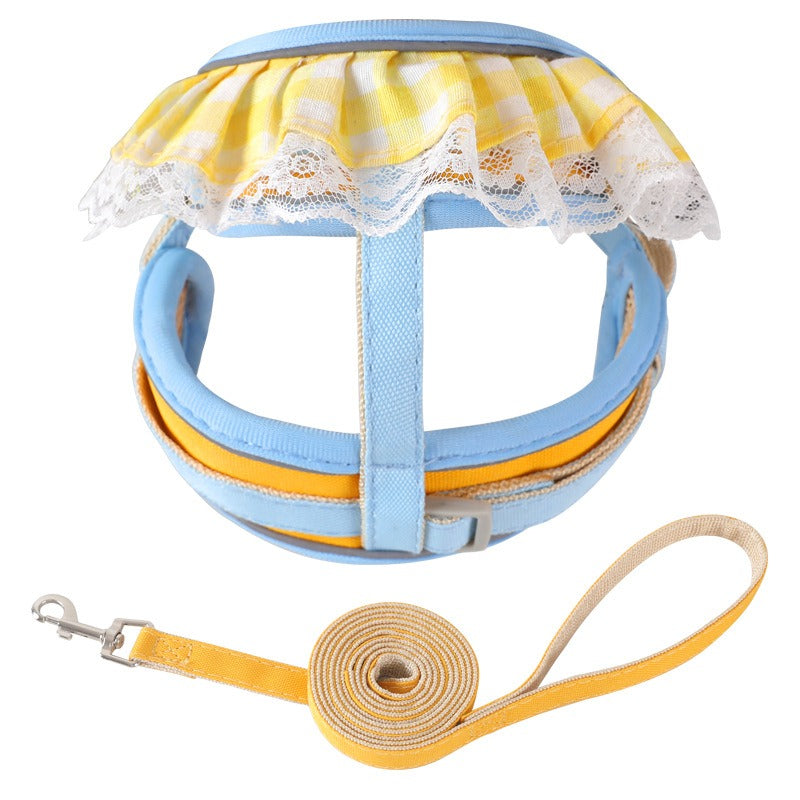 Small Pet Harness With Secure, No-Abrasion Walking