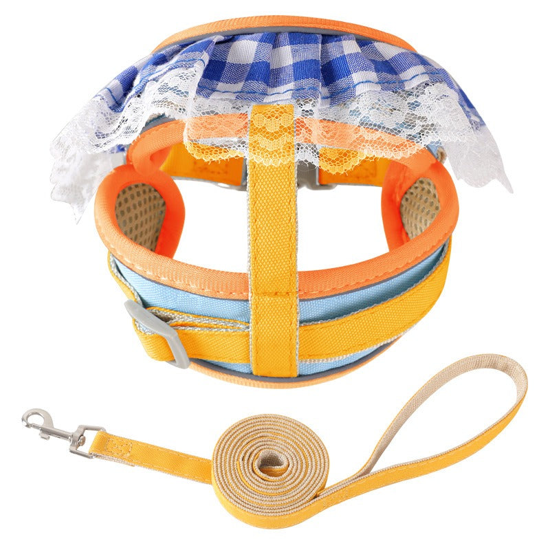 Small Pet Harness With Secure, No-Abrasion Walking