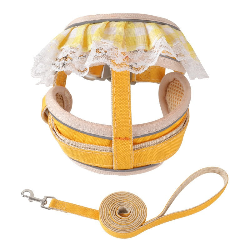 Small Pet Harness With Secure, No-Abrasion Walking