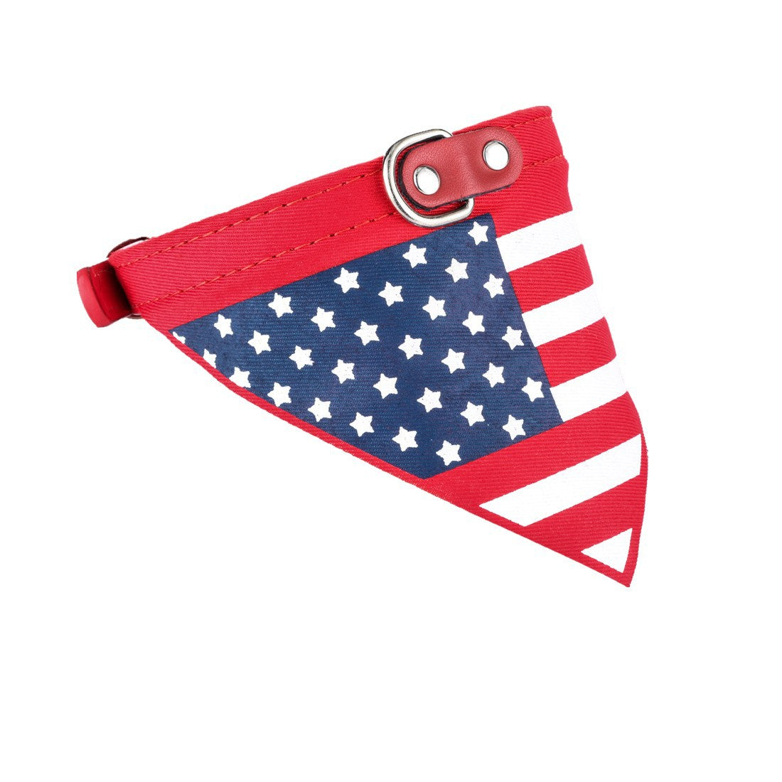 Pet Triangle Scarf Collar – Patriotic Style Accessory