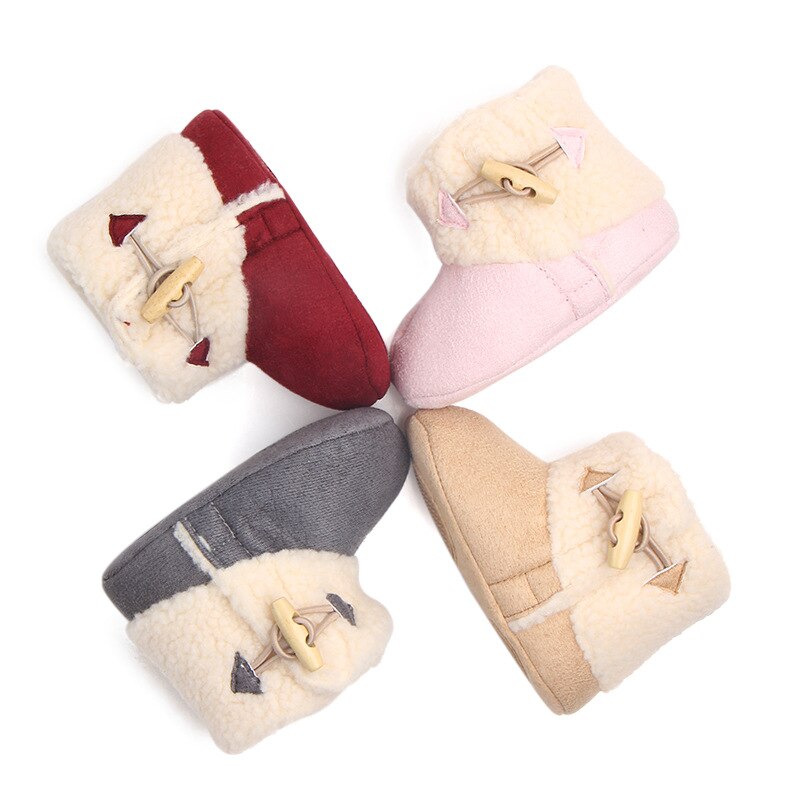 Plush Winter Baby Boots for Warm Cozy Toddler Feet