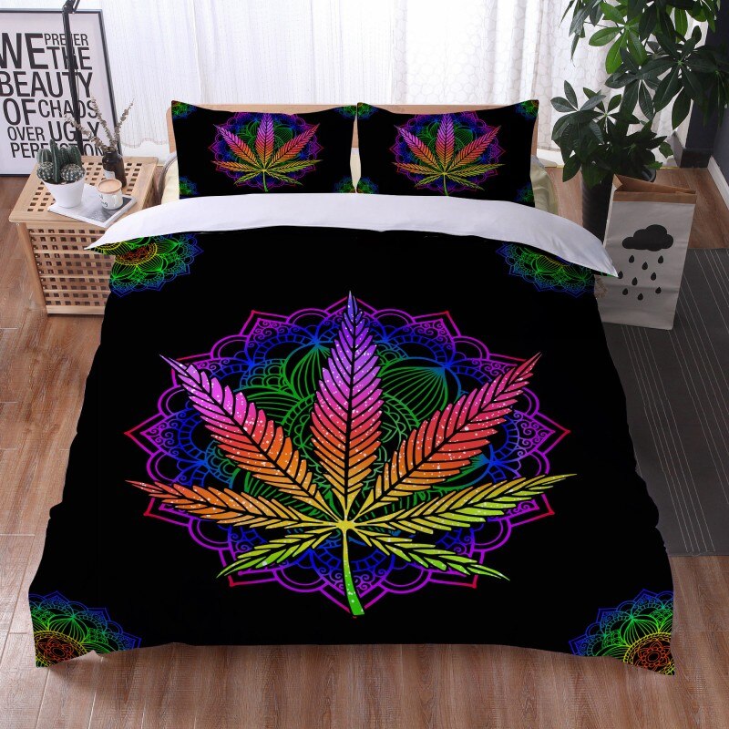 Mandala Duvet Cover Boho Bedding Set, Full Size