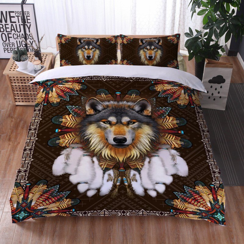 Mandala Duvet Cover Boho Bedding Set, Full Size