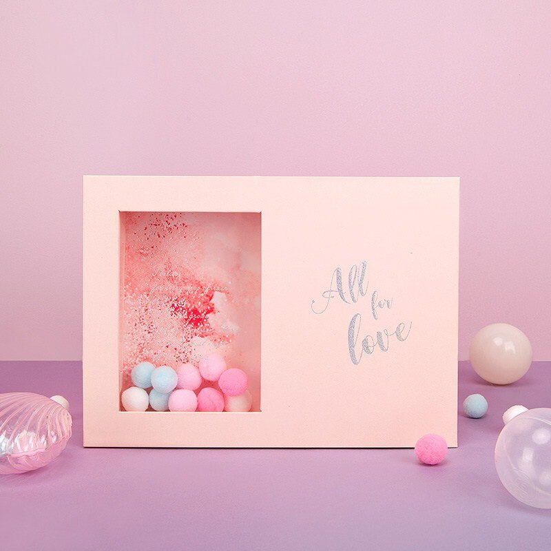 Romantic Gift Box with 3D Keepsake Display Window
