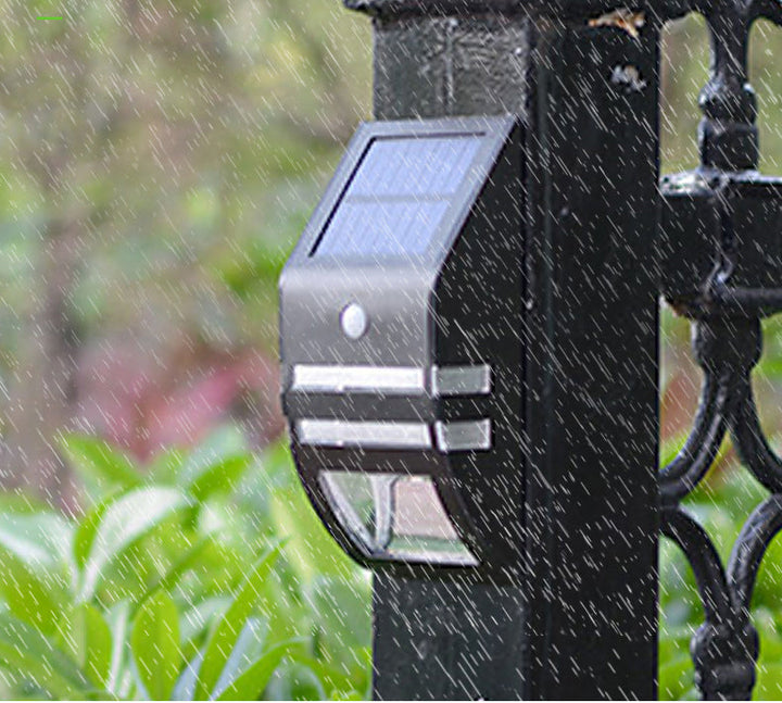 Solar Motion Sensor Wall Lamp for Garden and Fence