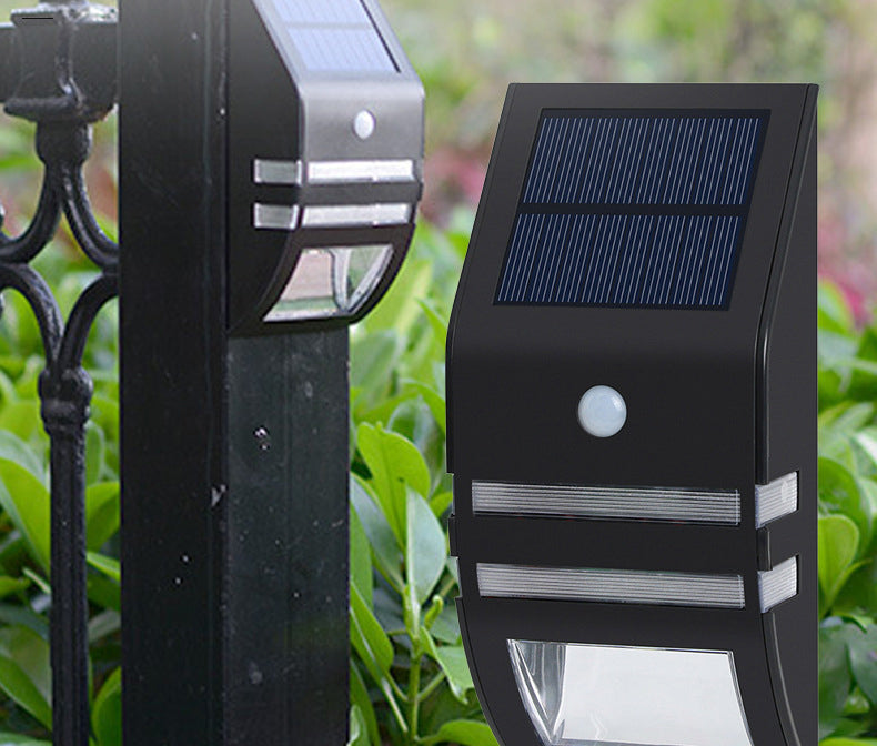 Solar Motion Sensor Wall Lamp for Garden and Fence