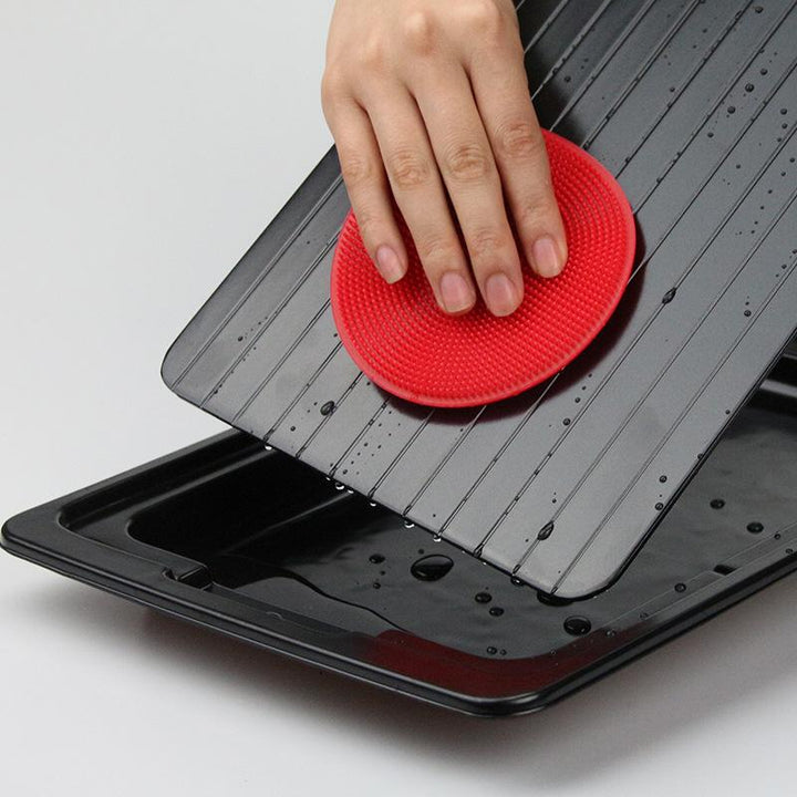 Defrosting Tray for Meat, Fast Thawing Plate with Drip Tray
